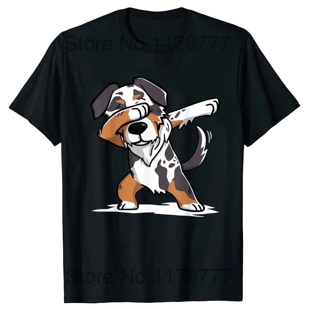 Australia Day Shepherd Dog T-Shirt - Premium Cotton