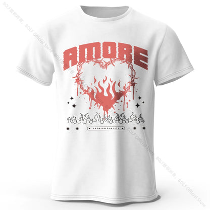 Urban Graffiti Printed 100% Cotton T-Shirt