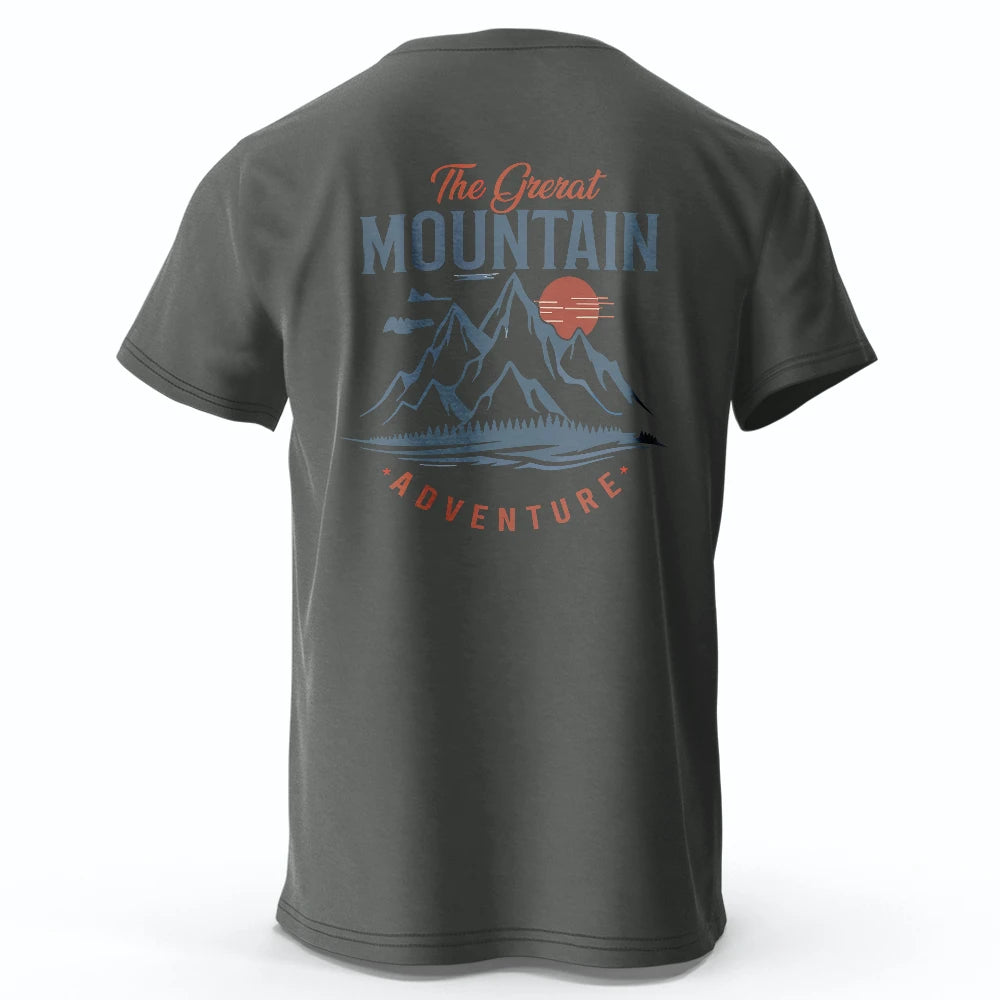 Hiking Outdoor – Unisex Cotton Sport T-Shirt