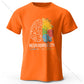 Creative Mind Map Printed 100% Cotton T-Shirt