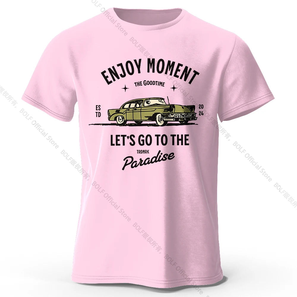 Enjoy Moment – Oversized Unisex Cotton T-Shirt