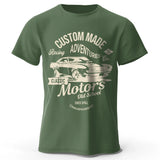 Motors Print – Oversized Unisex Cotton T-Shirt