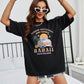 100% Cotton Women T-Shirts Hawaii Summer Adventures Print Tees Casual Soft Short Sleeve Tops Loose Comfortable Street Clothes