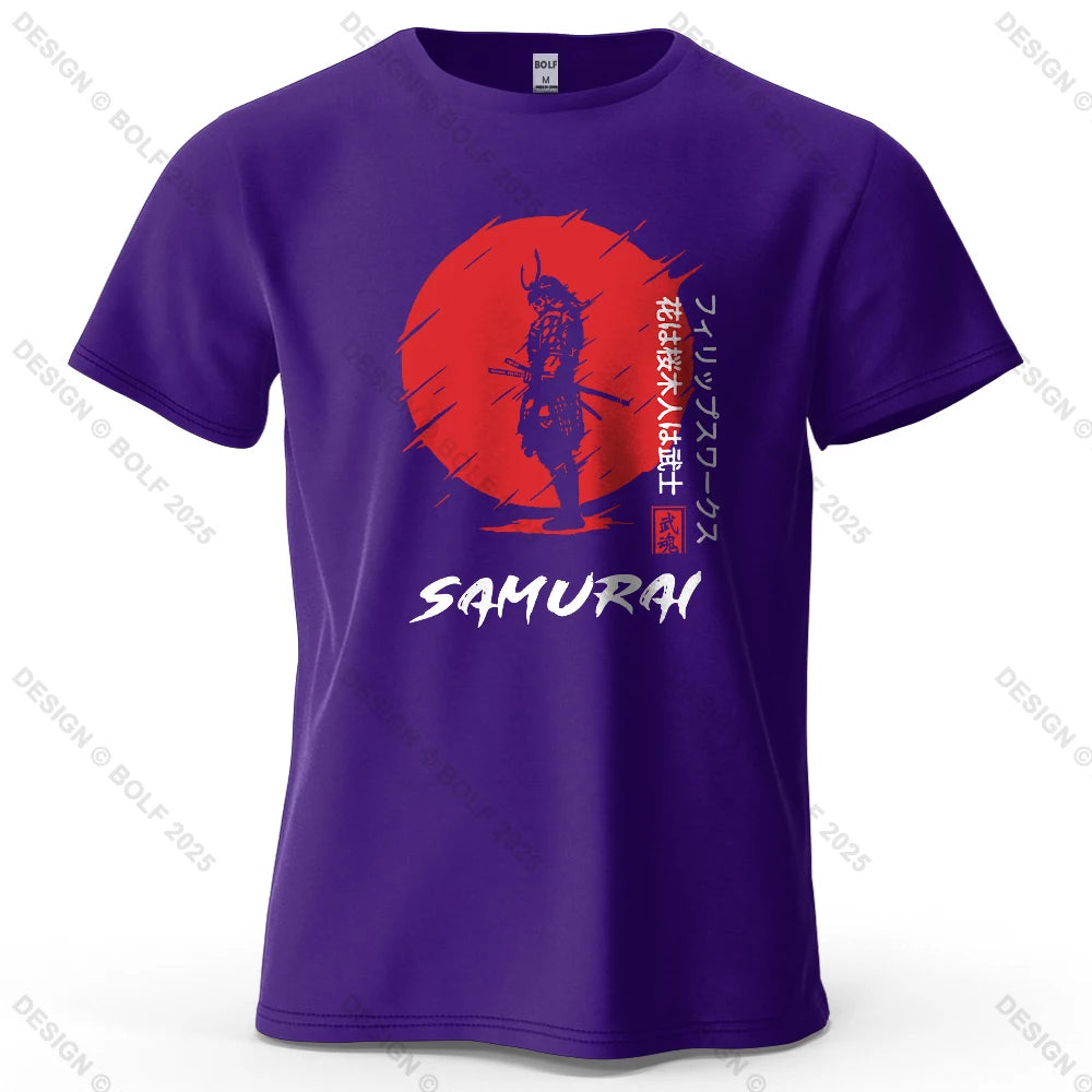 Sunset Samurai Oversized Graphic T-Shirt