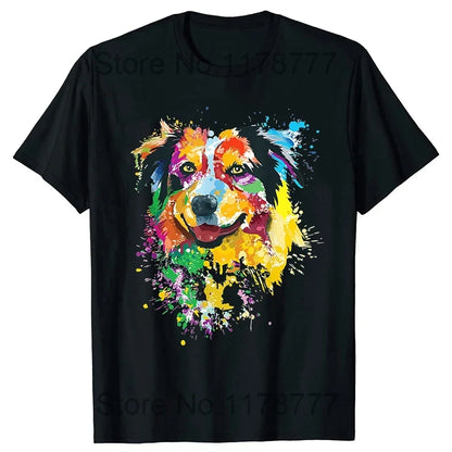 Australia Day Shepherd Dog T-Shirt - Premium Cotton