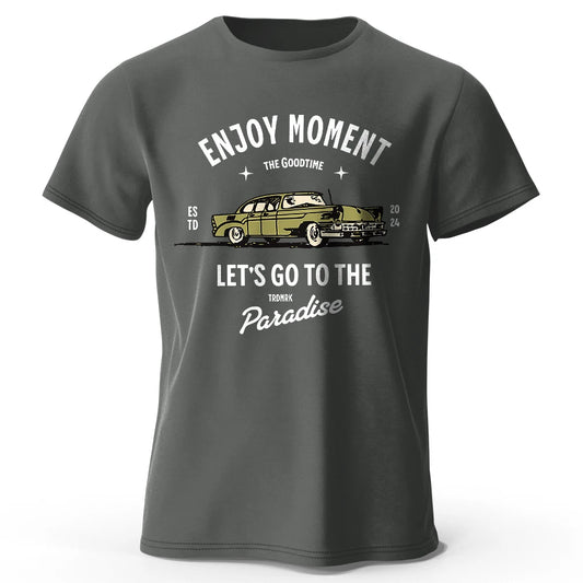 Enjoy Moment – Oversized Unisex Cotton T-Shirt