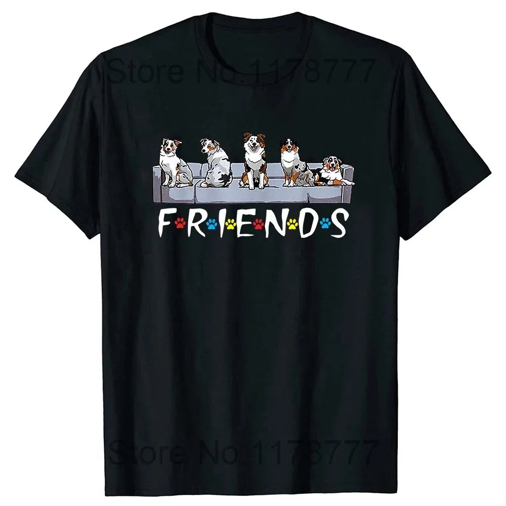 Australia Day Shepherd Dog T-Shirt - Premium Cotton