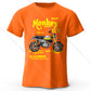 Vintage Motorcycle Sketch – 100% Cotton Unisex T-Shirt