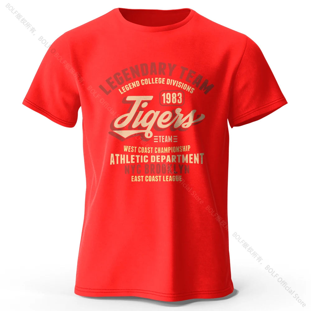 Minimalist Tiger Silhouette Oversized Cotton T-Shirt