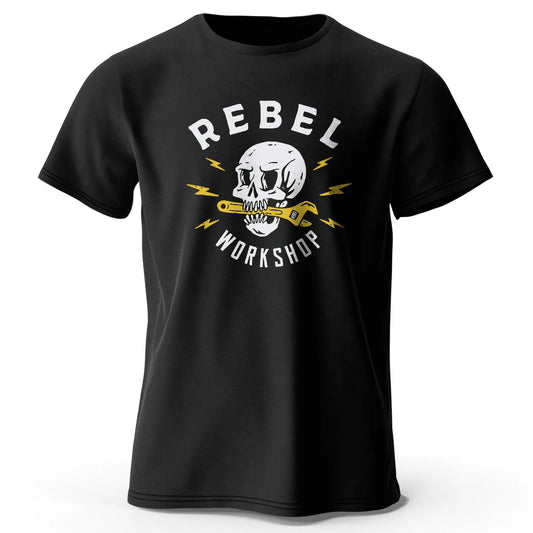 Rebel Workshop Print, Men's Novel Graphic Design T-shirt