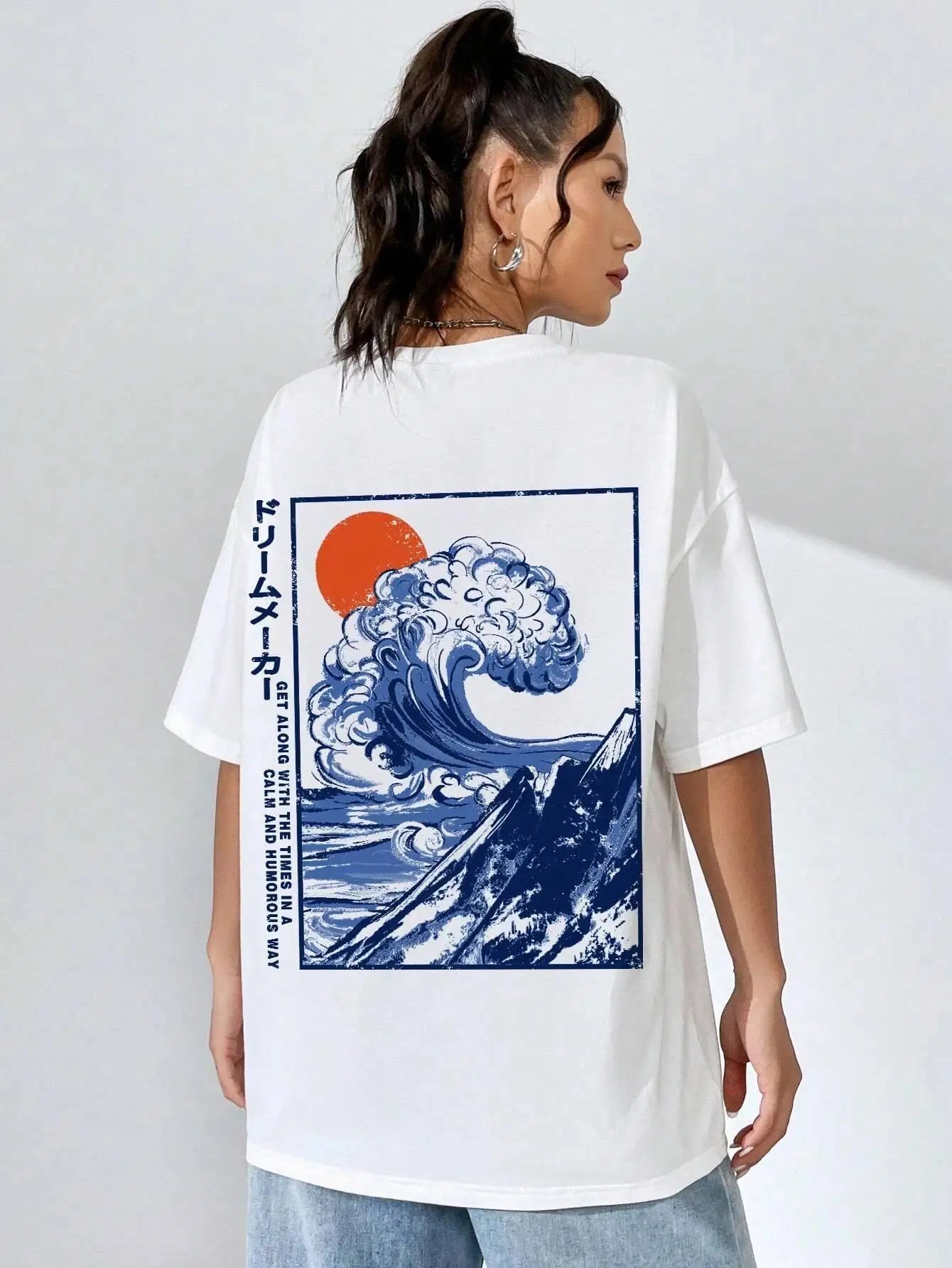 Japanese Wave Sunset