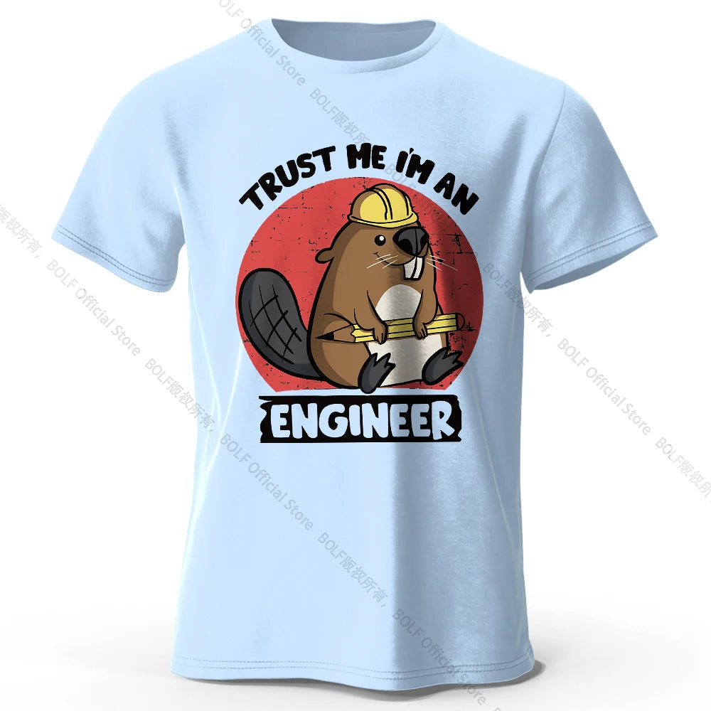 Trust Me I’m An Engineer – Oversized Unisex Cotton T-Shirt