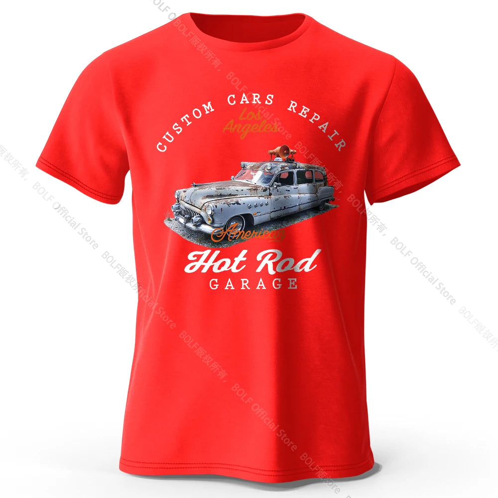 Custom Car Club Patch – 100% Cotton Unisex T-Shirt