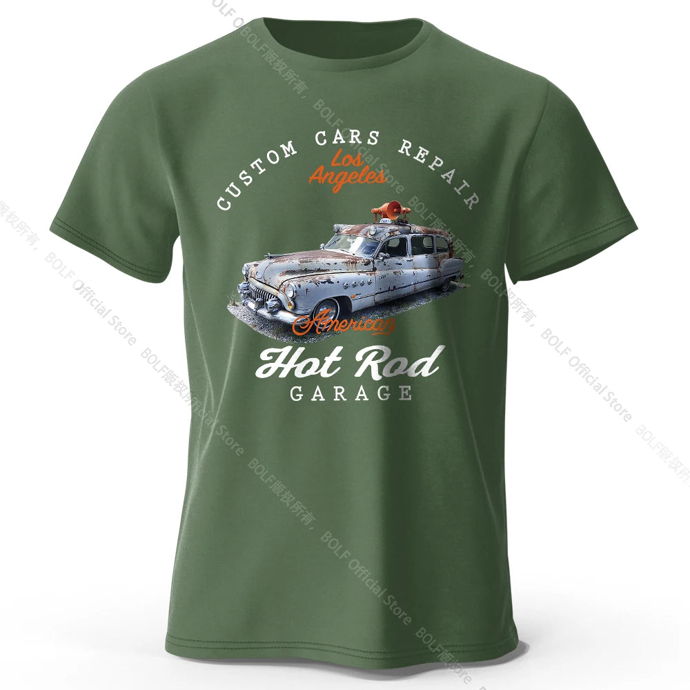 Custom Car Club Patch – 100% Cotton Unisex T-Shirt