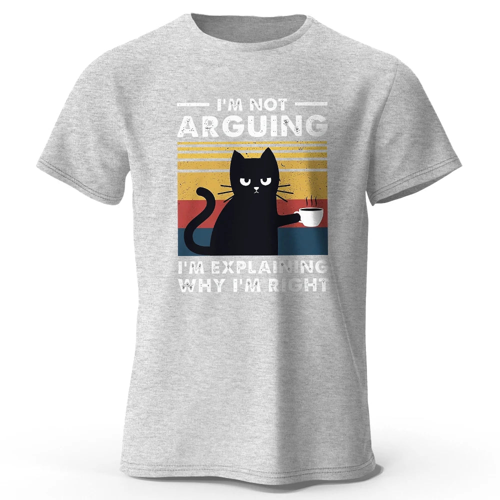 I Am Not Arguing – Oversized Unisex Cotton T-Shirt