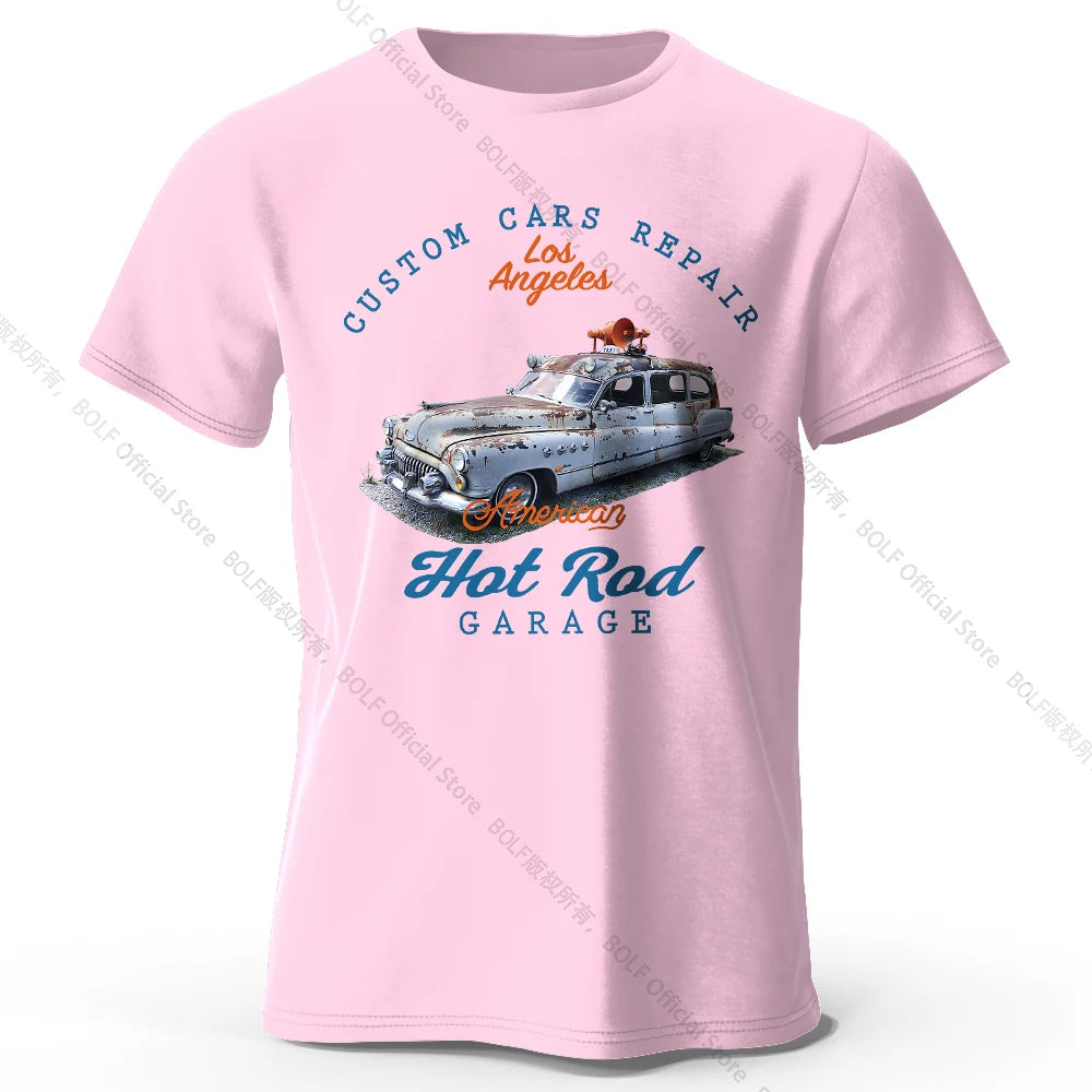 Custom Car Club Patch – 100% Cotton Unisex T-Shirt