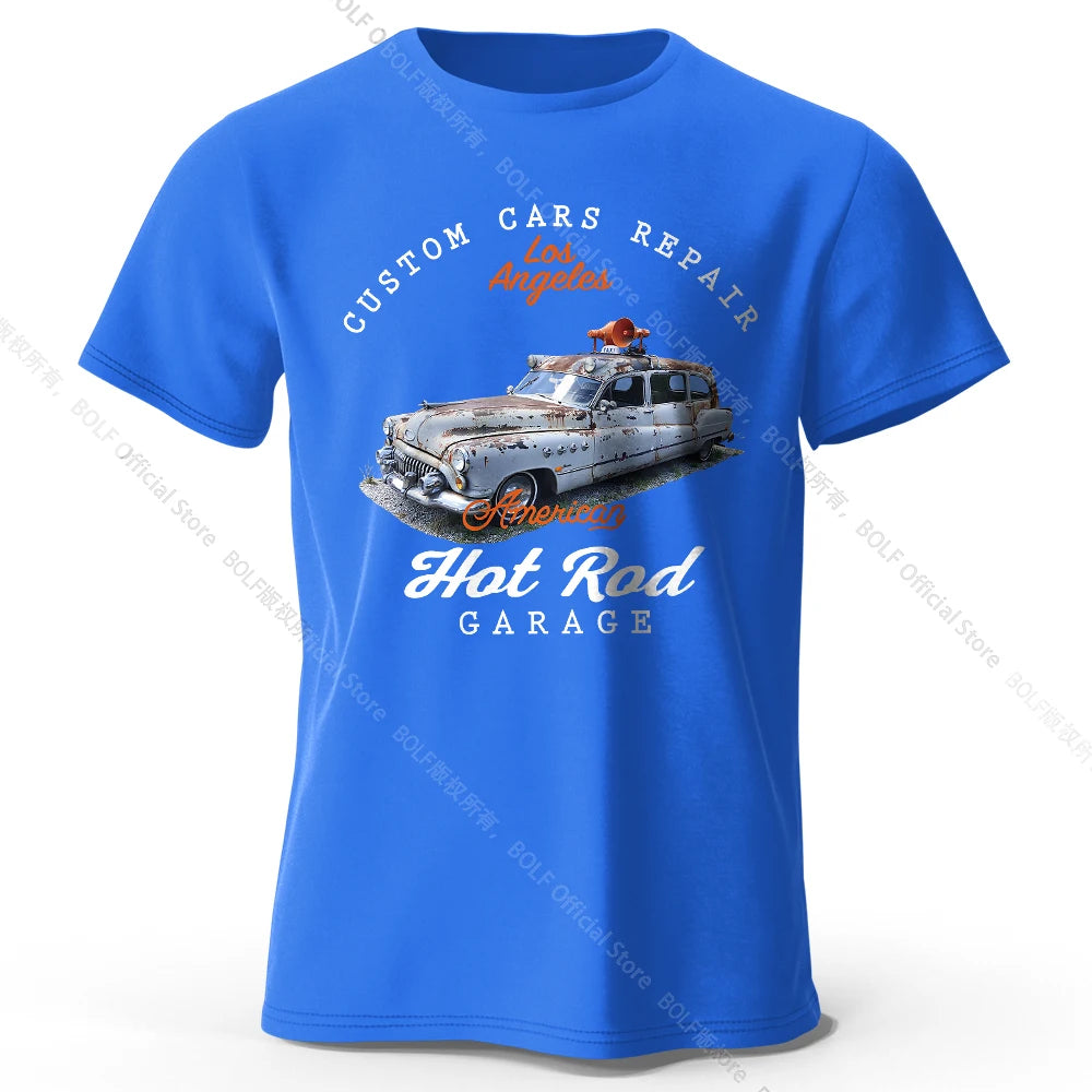 Custom Car Club Patch – 100% Cotton Unisex T-Shirt