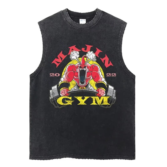 Majun Gym oversized Tank top 100% cotton