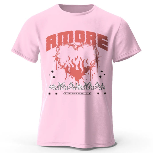 Urban Graffiti Printed 100% Cotton T-Shirt