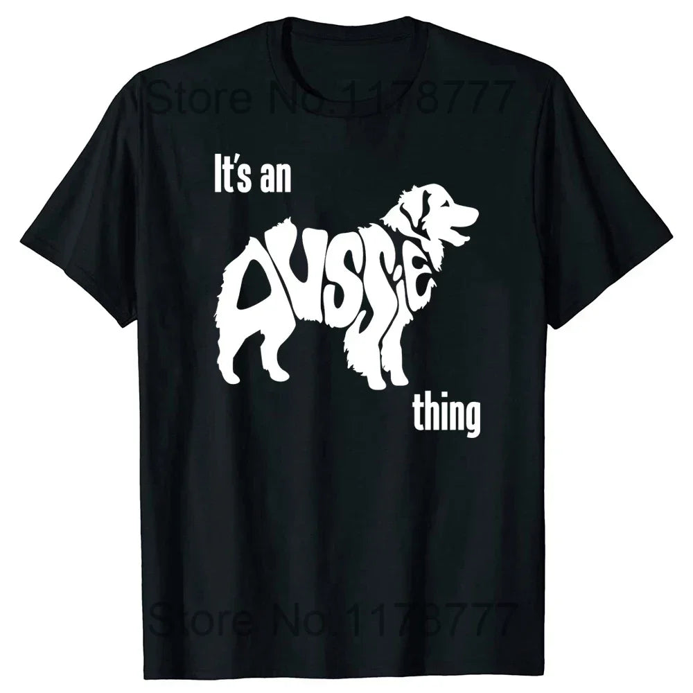 Australia Day Shepherd Dog T-Shirt - Premium Cotton