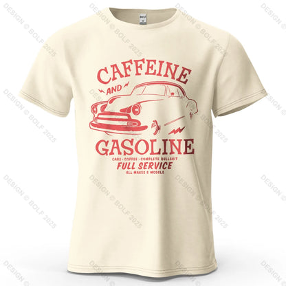 Caffeine & Car Oversized Vintage Graphic T-Shirt