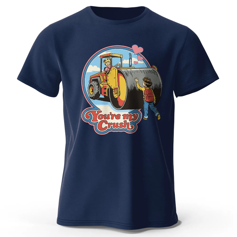 You Are My Crush – Oversized Unisex Cotton T-Shirt