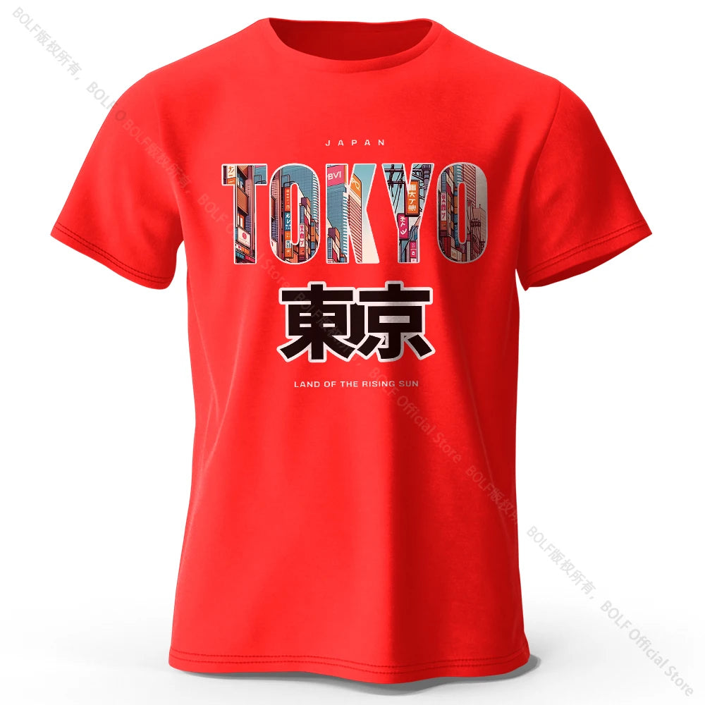Tokyo Printed Fashion Forward 100% Cotton T-Shirt