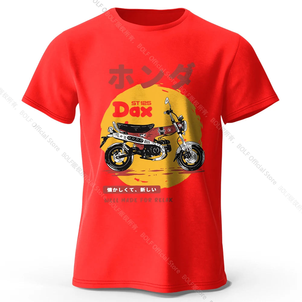 Retro Bike Art – Slim Fit Cotton T-Shirt