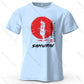Sunset Samurai Oversized Graphic T-Shirt