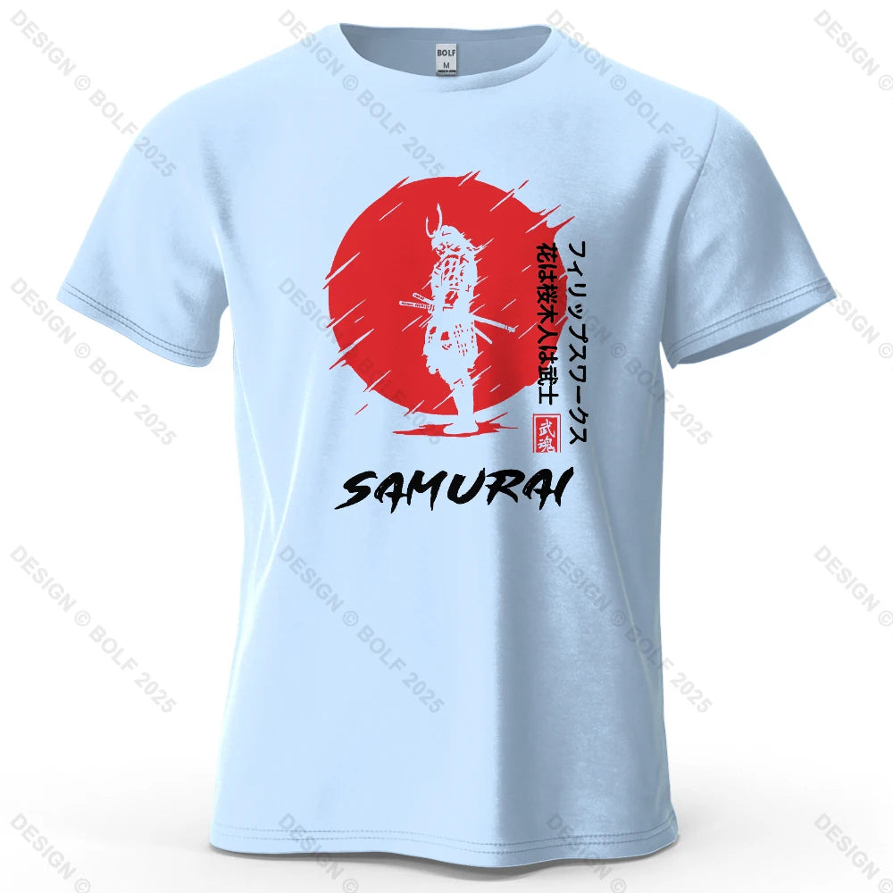 Sunset Samurai Oversized Graphic T-Shirt