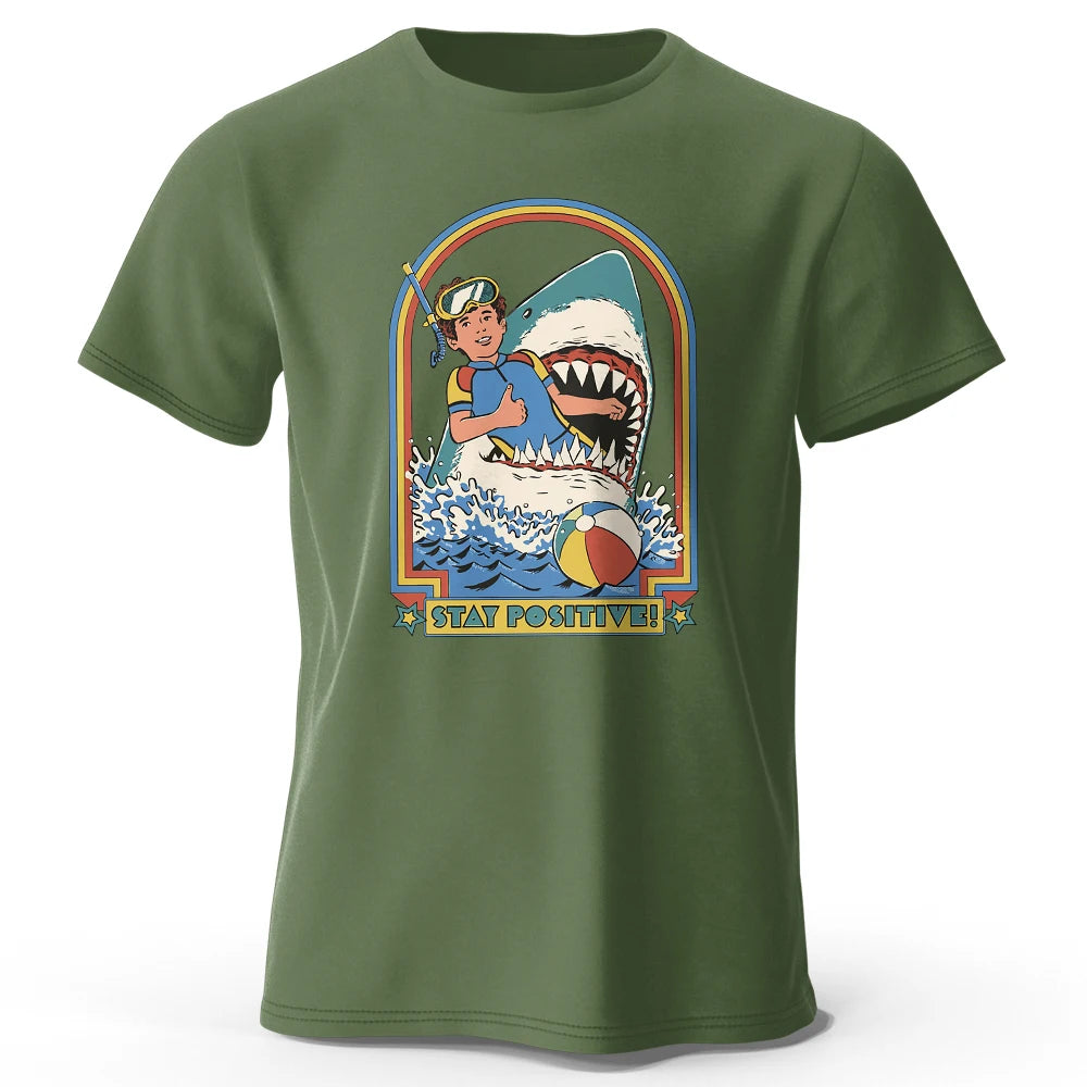 Stay Positive – 100% Cotton Unisex T-Shirt