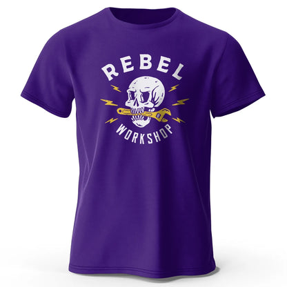 Rebel Workshop Print, Men's Novel Graphic Design T-shirt