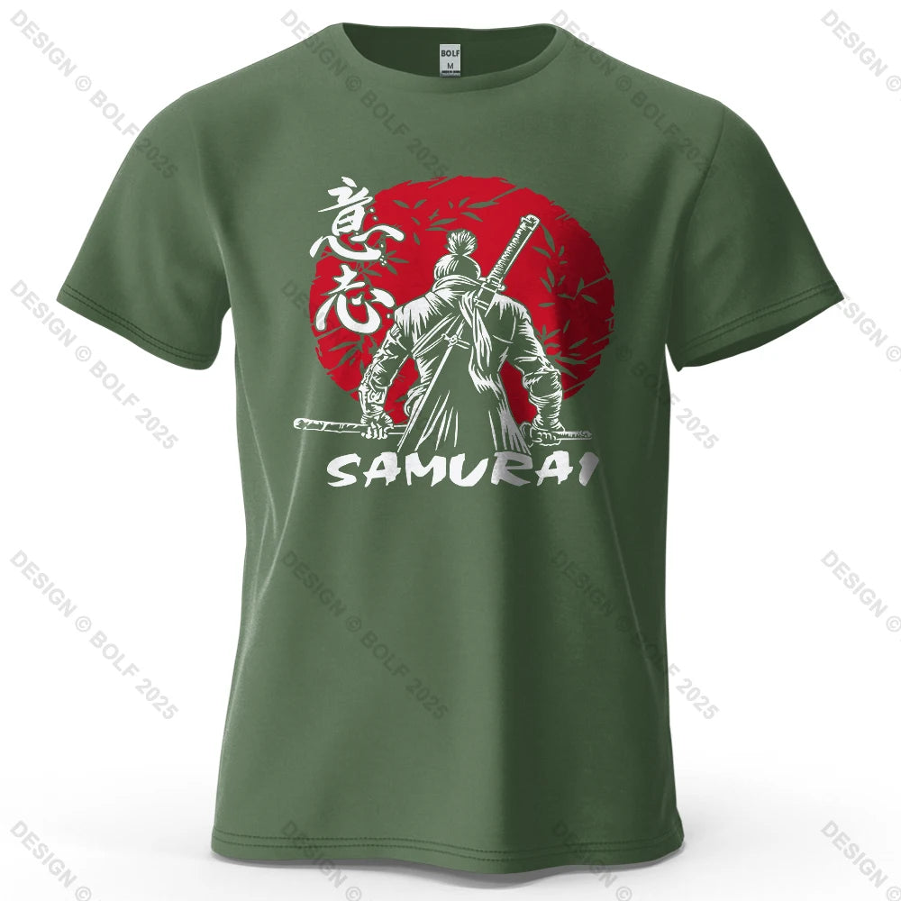Samurai Will – Oversized Unisex Cotton T-Shirt