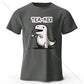 Men's Tea-Rex Dinosaur Printed 100% Cotton T-Shirt