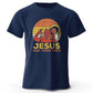 Funny Jesus Printed 100% Cotton T-Shirt