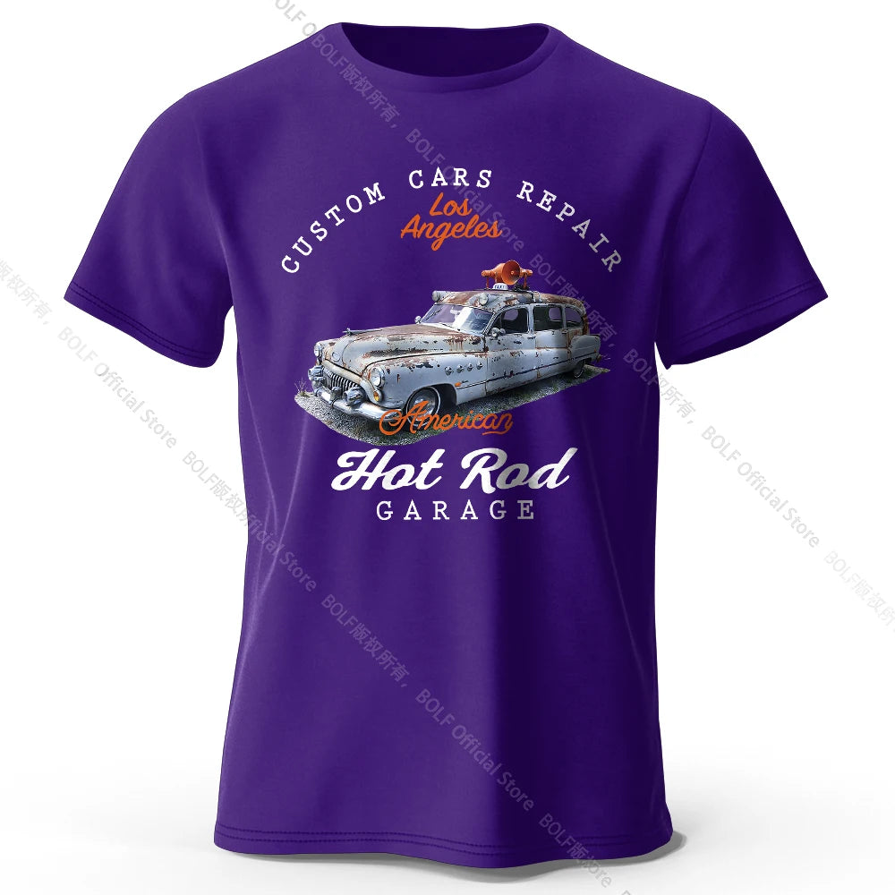 Custom Car Club Patch – 100% Cotton Unisex T-Shirt