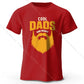 Cool Dad With Beards – Oversized Unisex Cotton T-Shirt