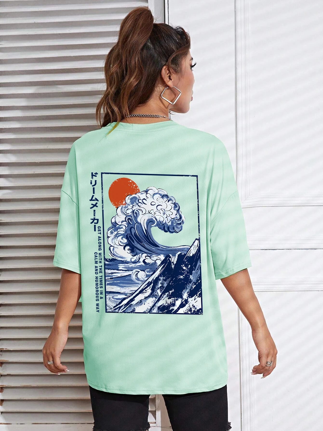 Japanese Wave Sunset