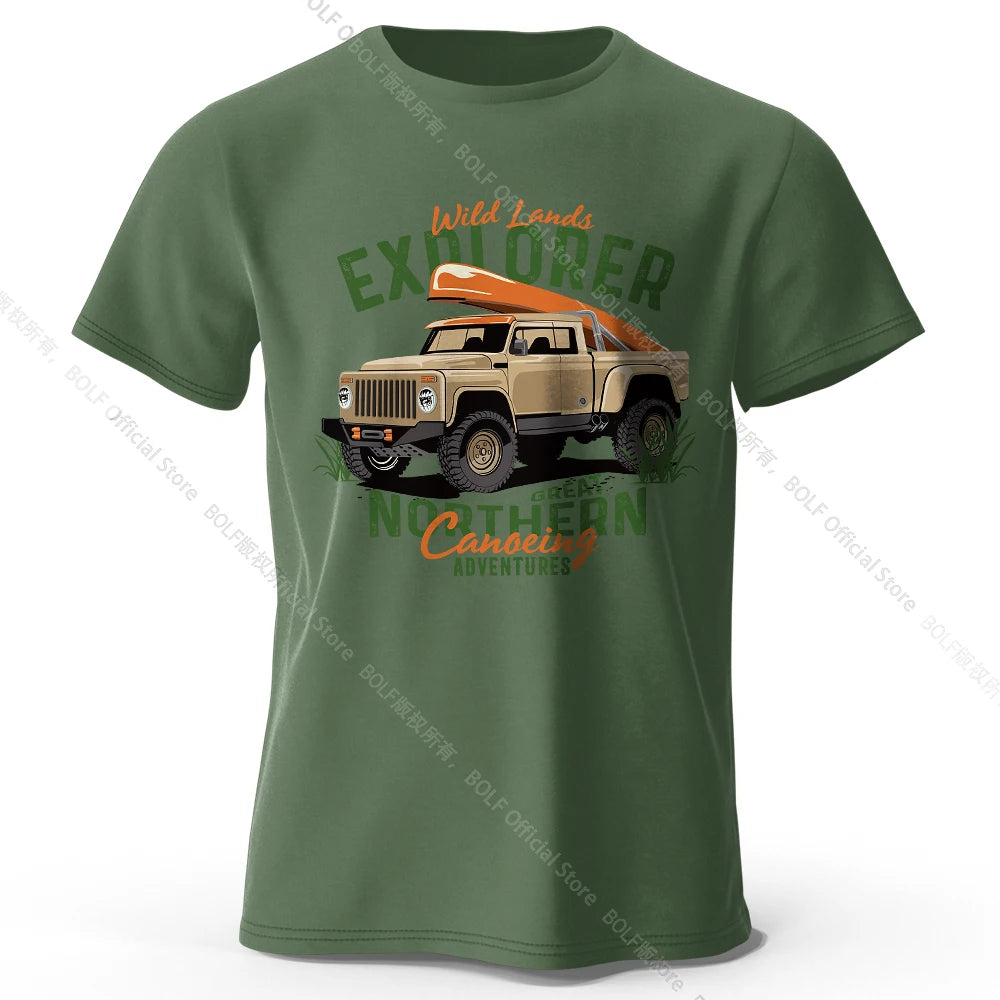 Military Off-Road Vintage – 100% Cotton Unisex T-Shirt