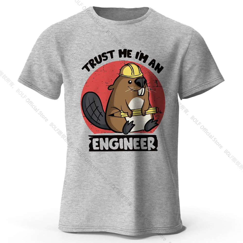 Trust Me I’m An Engineer – Oversized Unisex Cotton T-Shirt