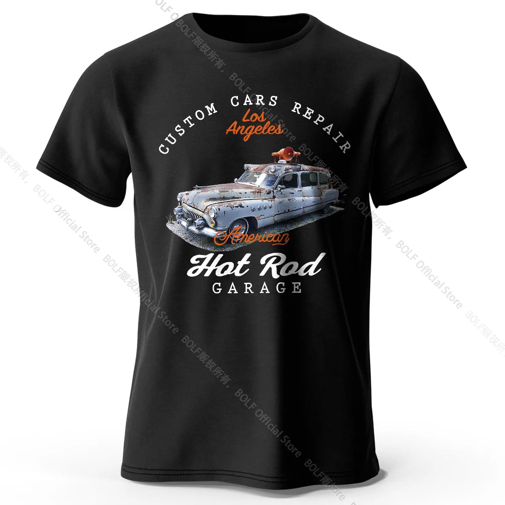 Custom Car Club Patch – 100% Cotton Unisex T-Shirt