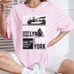 New York Brooklyn 1976 Printing Women T-Shirt Creativity Casual Tee Shirts Street Hip Hop Short Sleeve Basic All-Match Tshirts