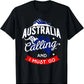 Australia Day Map T-Shirt - Kangaroo Koala Boomerang