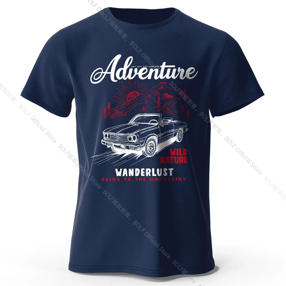 Americana Road Trip Medal – 100% Cotton Unisex T-Shirt