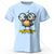Whimsical Cartoon Bird – 100% Cotton Unisex T-Shirt