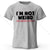 I Am Not Weird – Oversized Unisex Cotton T-Shirt