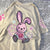 Novelty Fashion Cartoon Rabbit Pattern Print Women Short T-Shirt Summer Casual T Shirts Street Hip Hop Tops Breathable Soft Tees