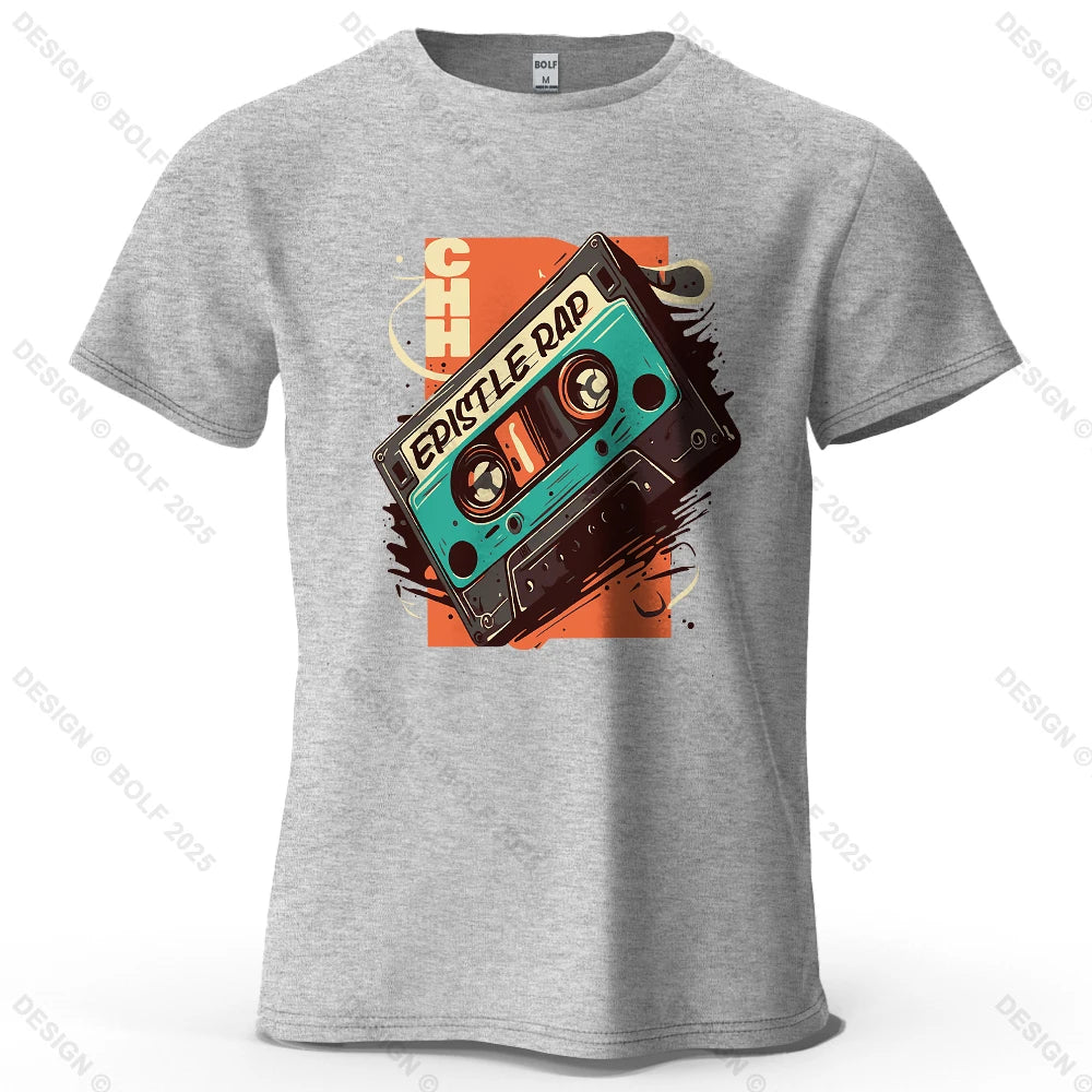 Cassette Tape Retro Music Oversized T-Shirt