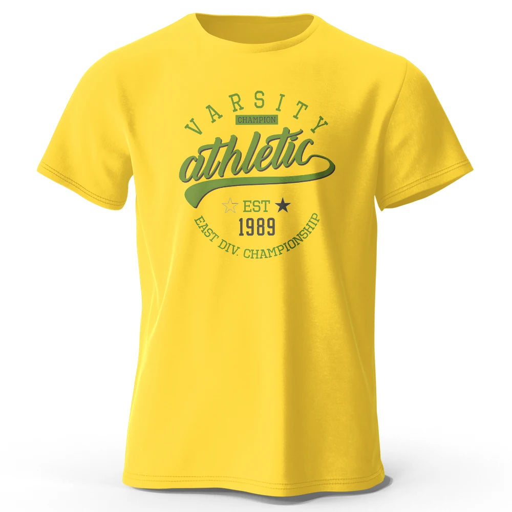 Graphic Varsity 100% Cotton Unisex T-Shirt