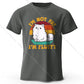 I’m Not Fat, I’m Fluffy – Oversized Cotton Graphic Tee